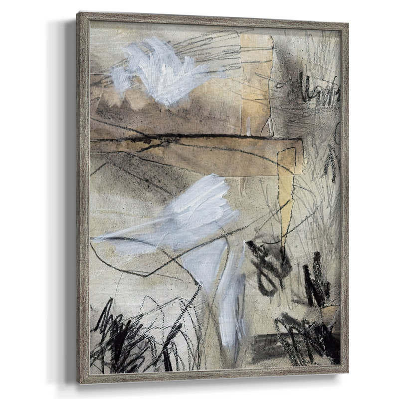 MaskedNotesI Framed Print - Solid Wood, 11" H x 9" W
