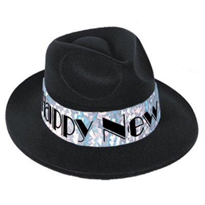 Swingin 'Fedora argenté - paquet de 25