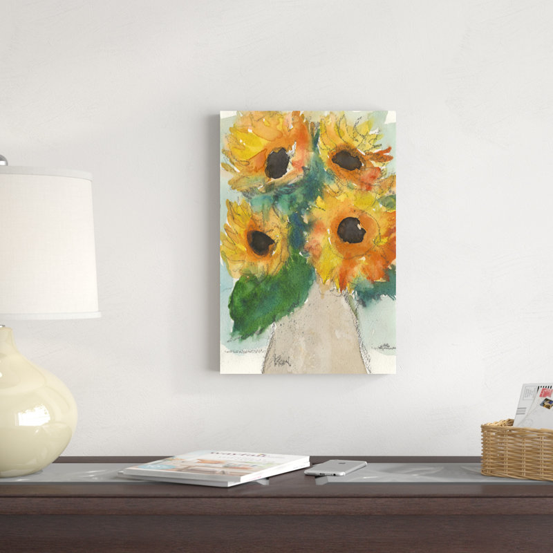 Tournesols rustiques II, H 18 po x l 12 po x P 1 po