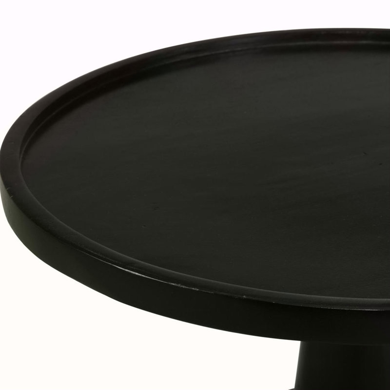 Pedestal Accent Table, Black