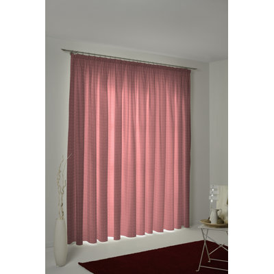 Salguero Pencil Pleat Opaque Curtain