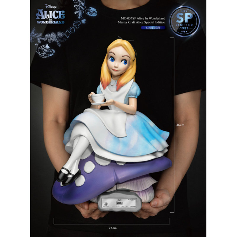 Statue de table Alice au pays des merveilles édition spéciale