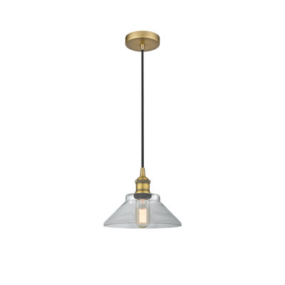 Luminaire suspendu conique à 1 lumière Choccolocco