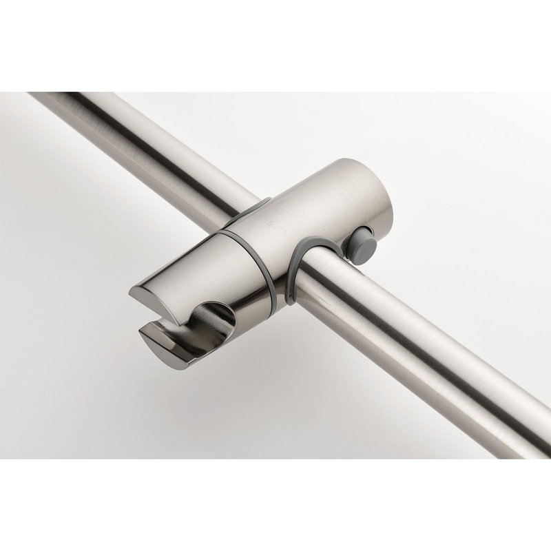 Shower System With Shower Head, Hand Shower, Slide Bar, Bodysprays, Shower Arm, Hose, Valve Trim, And Lever Handles