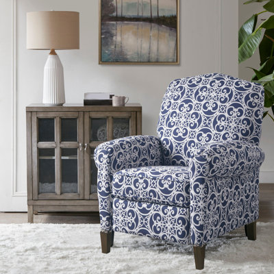 Fauteuil inclinable manuel avec accoudoirs roulés Kirby