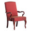 Fauteuil à col-de-cygne rouge