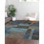 Tapis bleu contemporain Contemporary Harvest-598243164