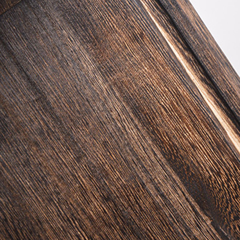 Rangement pour chaussures en bois massif brun noisette