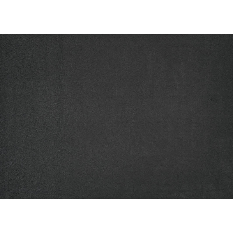 Lit plateforme en bois massif en velours gris foncé avec tête de lit et rails réglables avec lattes à profil bas, Lit double