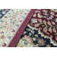 Hand-Knotted High-Quality Wine and Navy Area Rug