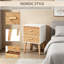 40cm W Particle Board Bedside Table