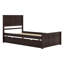Lit plateforme avec rangement, 2 tiroirs avec roulettes-1647256153