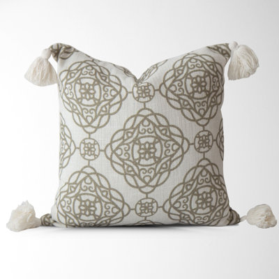  100% Cotton Throw Square Pillow Cover