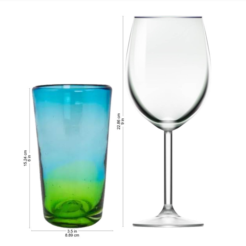 Dunfries 15oz. Stemless Wine Glass Set