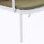 Causeuse d'extérieur en PP, structure blanche avec coussin vert-513791325