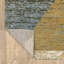 Tapis abstrait ivoire / beige / bleu Sitton-366503345