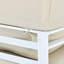 Ensemble de canapé modulaire d'extérieur en métal avec auvent rétractable et coussins moelleux pour une détente ultime-216451806