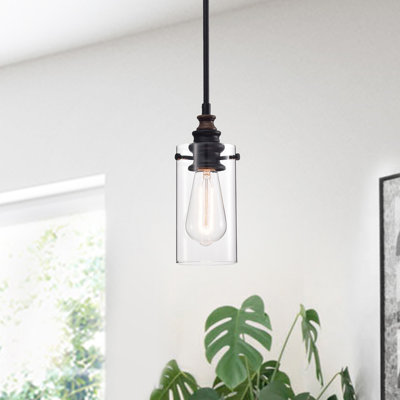 Luminaire suspendu à cylindre simple 1 lumières Jandreau