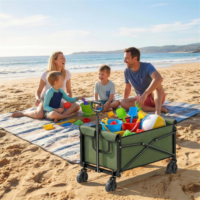 Camping Trailer, Green