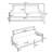 57-inch Comfortable Double Sofa-1040498892