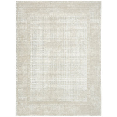 Leuchte 4' x 6' Beige Modern Indoor Rug