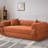 Convertible Sleeper Sofa Bed with Cylindrical Pillow, Corduroy Folding Mattress Couch, Floor Sofa  Sofa-in-a-Box, No Installation & Easy to Transport, Deep Seat-433363142-418809708