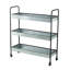 3 tablettes galvanisées de 35 po x 12,5 po x 40 po, étagère en métal pour la maison, moderne et design avec amplement d'espace de rangement industriel classique