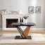 Extendable Dining Table, Modern Geometric Rectangular Table-1585087077