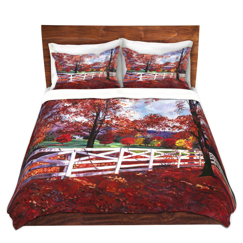  Housses de couette en microfibre David Lloyd Glover Vermont Fence, Très grand