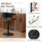 Adjustable Height Bar Stools With Faux Leather Seat Swivel Stool With Backrest For Kitchen Island, Bar, Home Pub​​-406839203-406743105