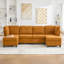 Upholstered Fabric Sectional-306417283-306417285