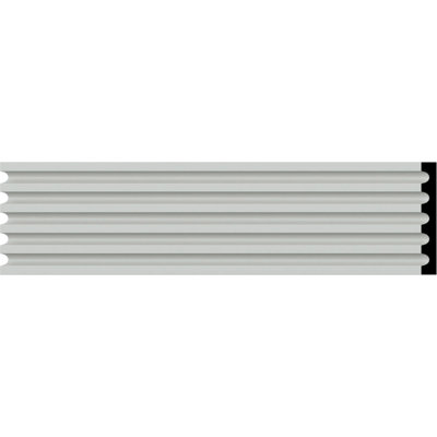 5.12'' H x 78.75'' W x 0.62'' D Urethane Casing
