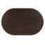 Retro Coffee Table Sets 3 Pieces, Wood Living Room Table Set Include 44" Oval Coffee Table, Round End Table Set Of 2,  Espresso