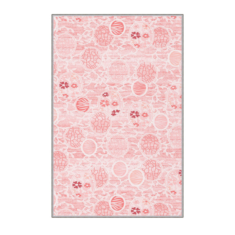 Stylish Hall Carpet 2.6 x 4.9 Feet, 100% Polyester with 8 mm Pile Height | Antibacterial, Non-Slip PVC Felt Dot Underside | Machine Washable, 3D Digital Printing | Perfect for Home Entryways & Living Spaces