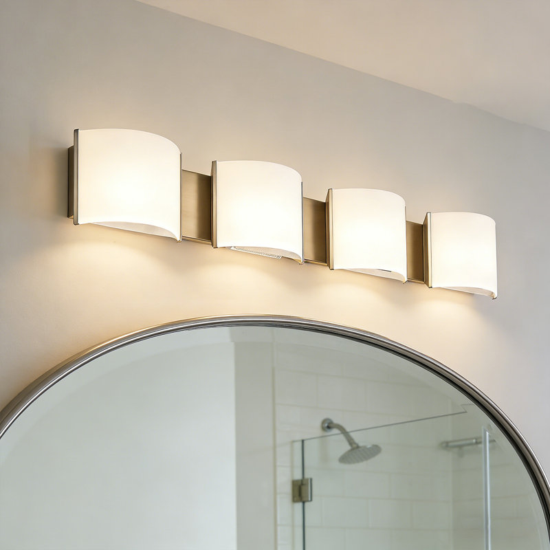 Grace 4-Light LED Wall Light Vanity Light, Gold, 4-Light