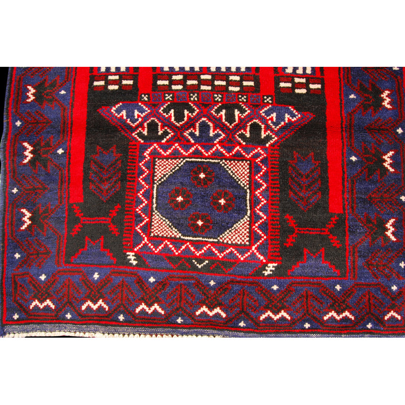 Tre Rectangle 95 cm x 145 cm Oriental Flatweave Kilim Area Rug