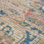 Tapis décoratif rouge/bleu tissé à la main à motif oriental Porras-2023613305