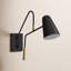 Lampe pivotante à 1 lumière Tedder-44179473