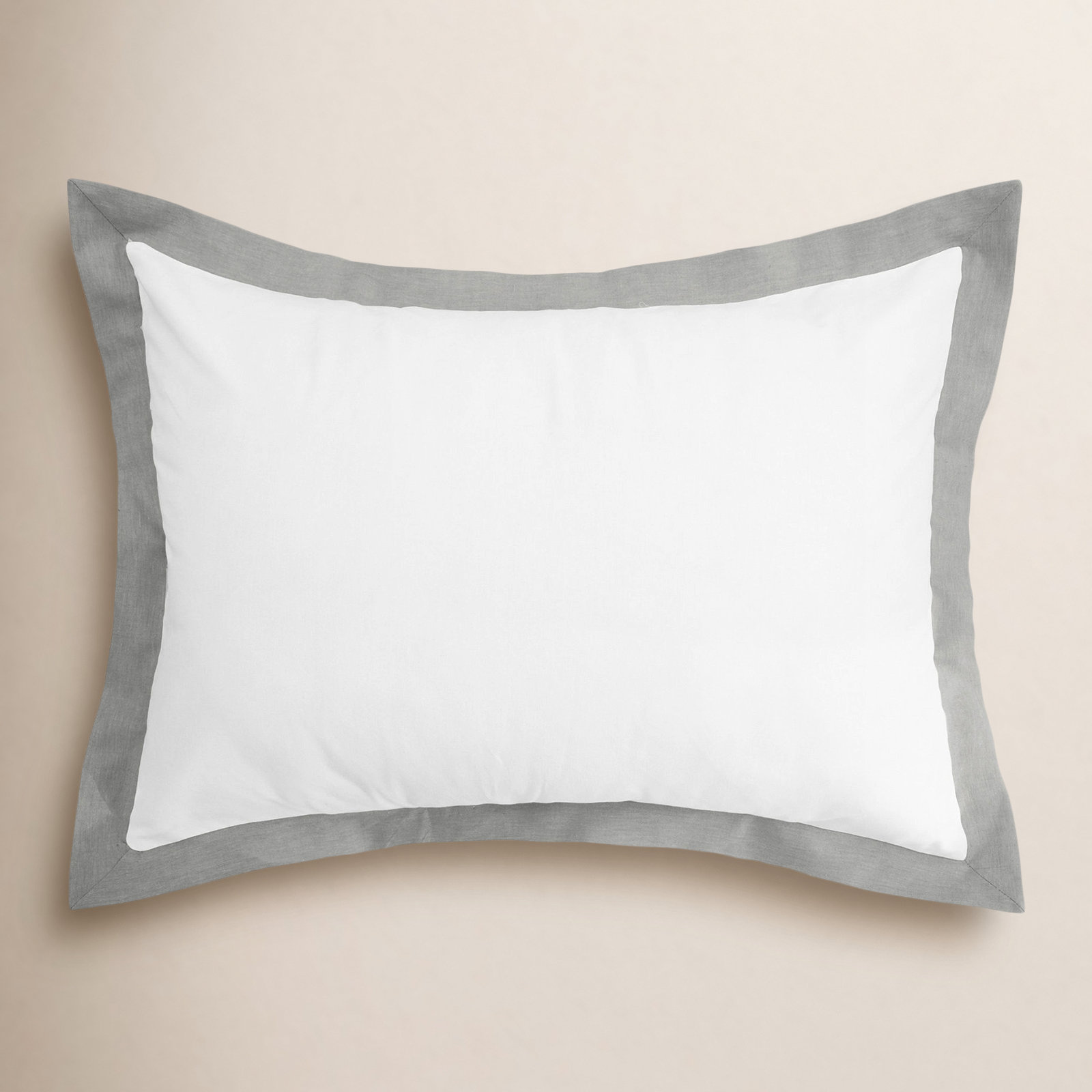 Farmborough Cotton Shams, Standard, Dove