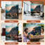 Cloison pliante 4 panneaux Royal Berat
