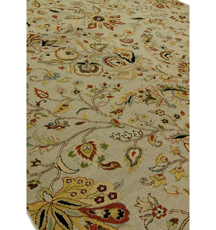 Tapis ivoire en laine Donelson, Rectangle 12 pi x 15 pi