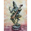 Saraswati dansant | Aquarelle avec cadre | Par Nisha Singh