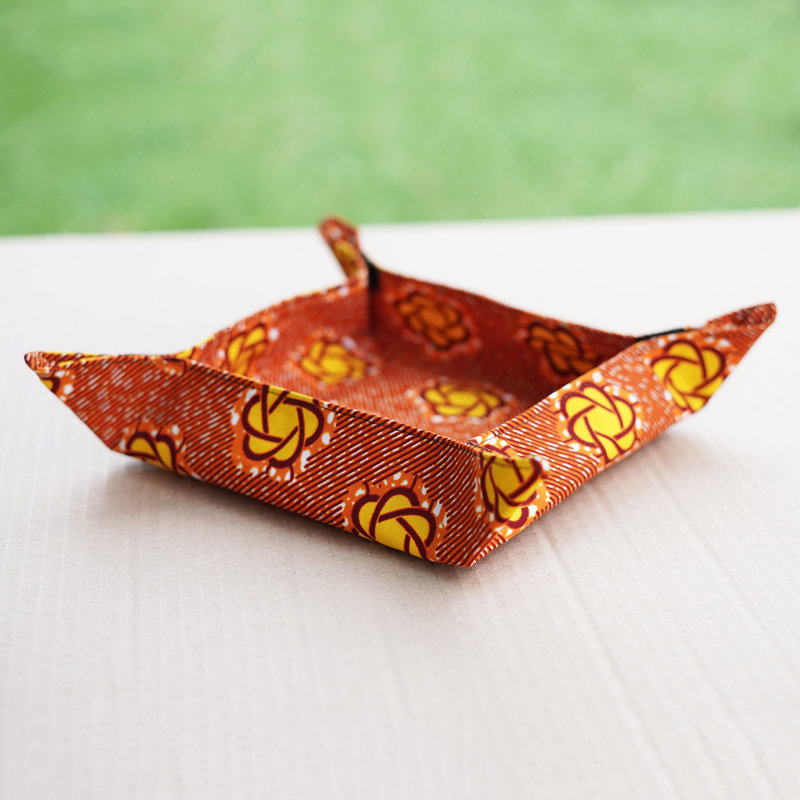 Novica Handmade Marigold Mornings Cotton Basket Napkin