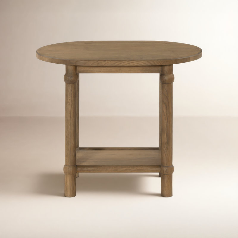 Charnes End Table, Warm Natural Oak