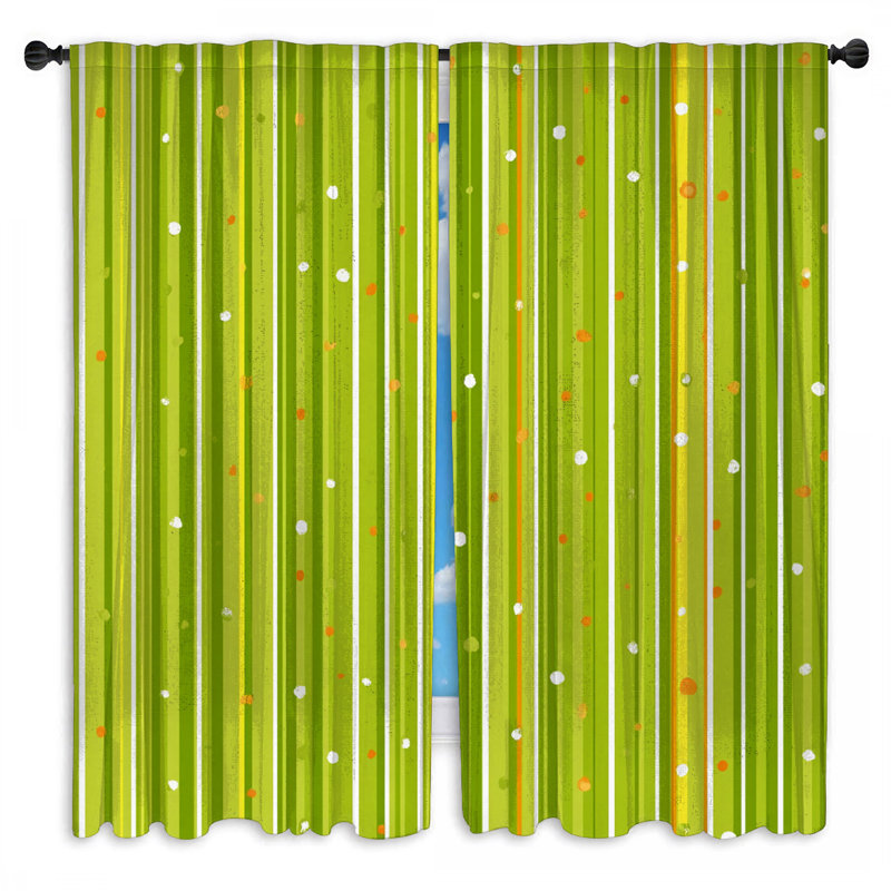 Rideaux vert obscurcissant et obscurcissant - 2 panneaux, 20 po x 50 po - 2 panneaux, Transparent
