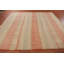 Tapis rayé en jute kilim 10 x 11
