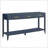 60" Painted Console Table With 3 Drawers,Wooden Entryway Table With Storage Shelf, Farmhouse Sofa Table For Living Room, Hallway,Entryway, Foyer, Corridor(Navy Blue)-88308110