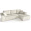 Canapé modulaire en velours côtelé 2 pièces 104 po avec méridienne 104 po côté droit - revêtement L beige-952958993-952958998