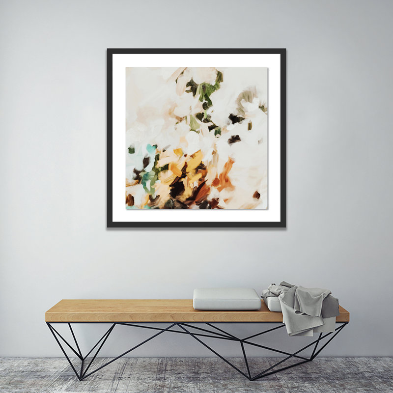 Hayden Print by Patricia Vargas, 24" H x 24" W x 1.5" D, Black