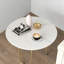 Plateau de table rond en verre trempé avec motif en marbre-775824243-775824245